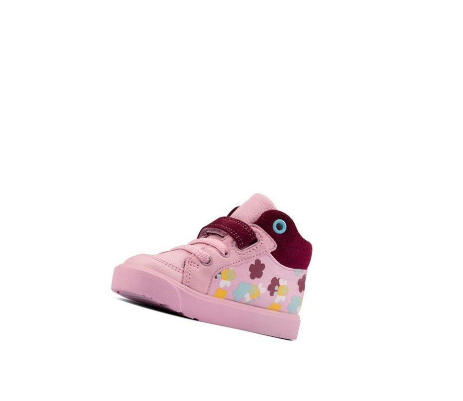 Clarks City Pop Freizeitschuhe Mädchen Rosa | DAMB03259
