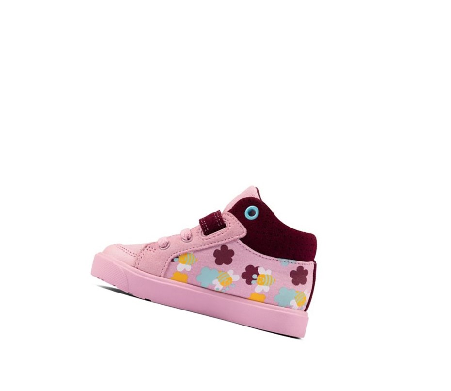 Clarks City Pop Freizeitschuhe Mädchen Rosa | DAMB03259