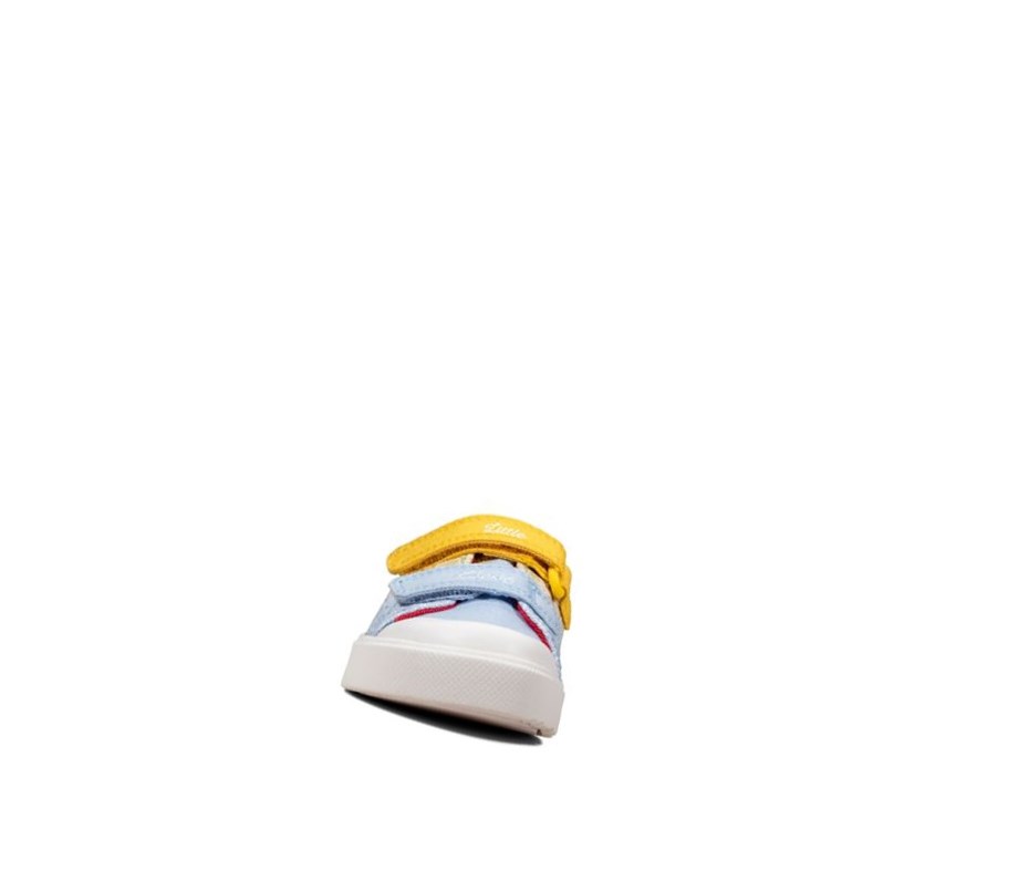 Clarks City Shell Freizeitschuhe Mädchen Gelb | KMJF15673