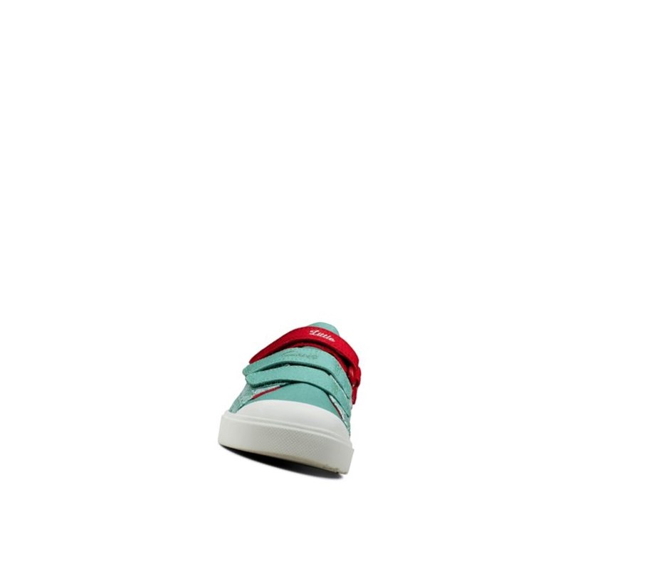 Clarks City Shell Freizeitschuhe Mädchen Rot | PRQV47892