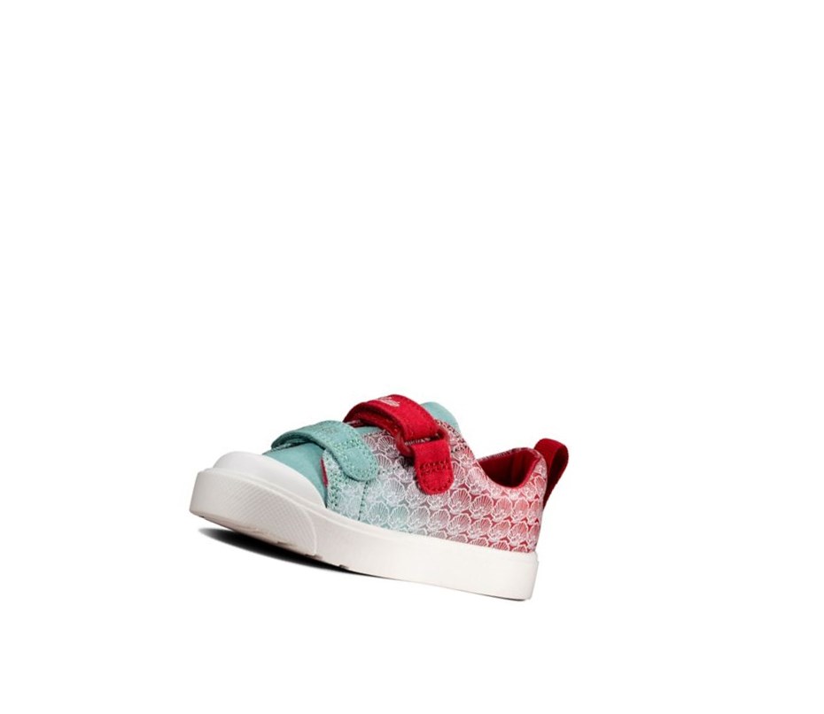 Clarks City Shell Freizeitschuhe Mädchen Rot | TDMB58942