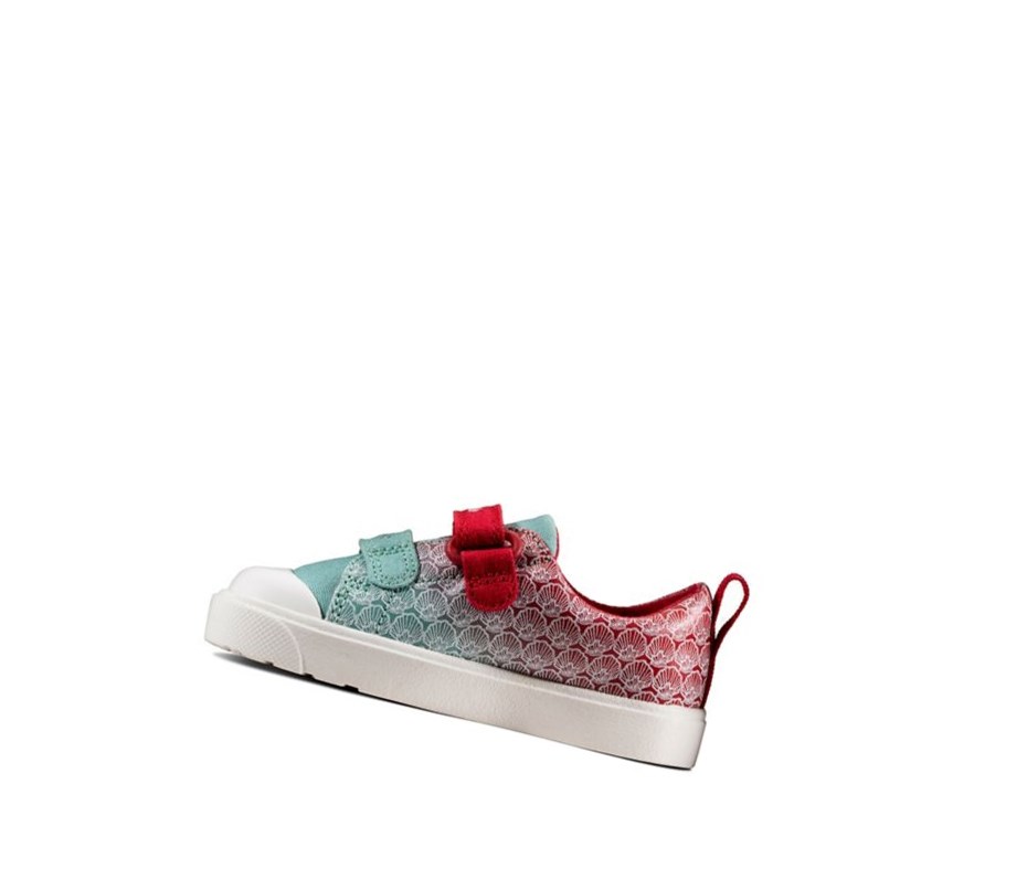 Clarks City Shell Freizeitschuhe Mädchen Rot | TDMB58942