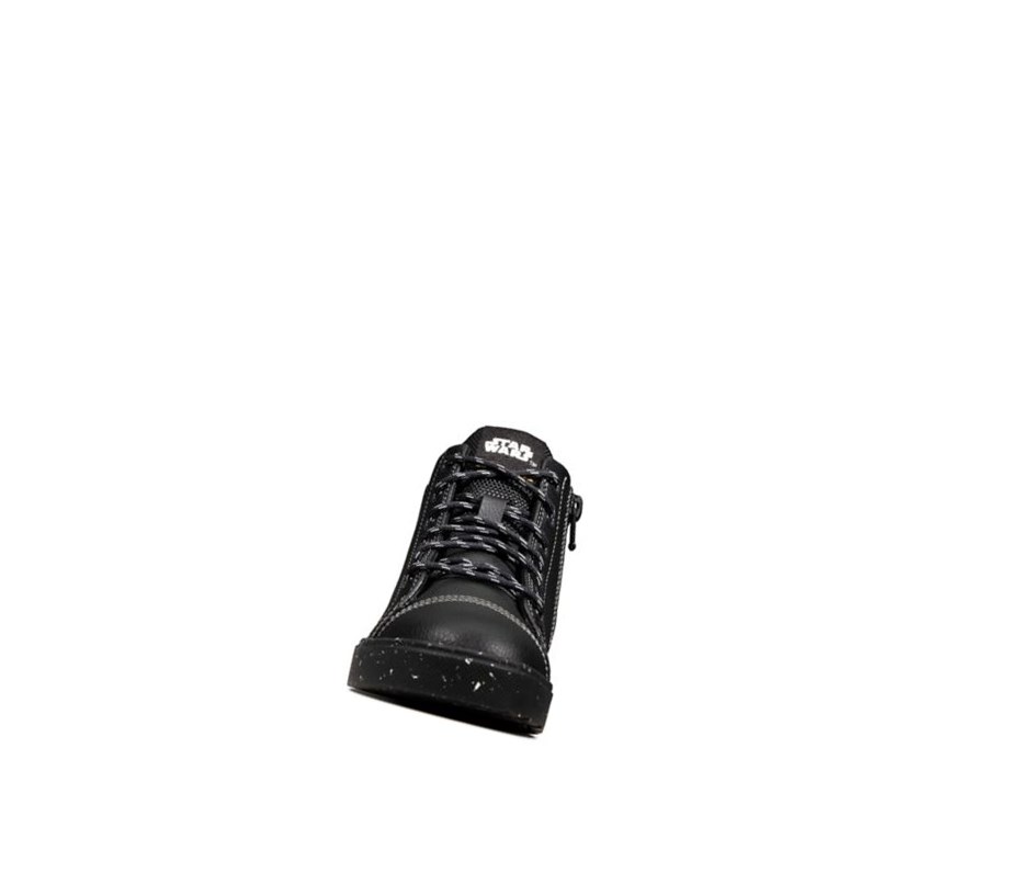 Clarks City Storm Hi Leder Lederstiefel Jungen Schwarz | PWVI14526