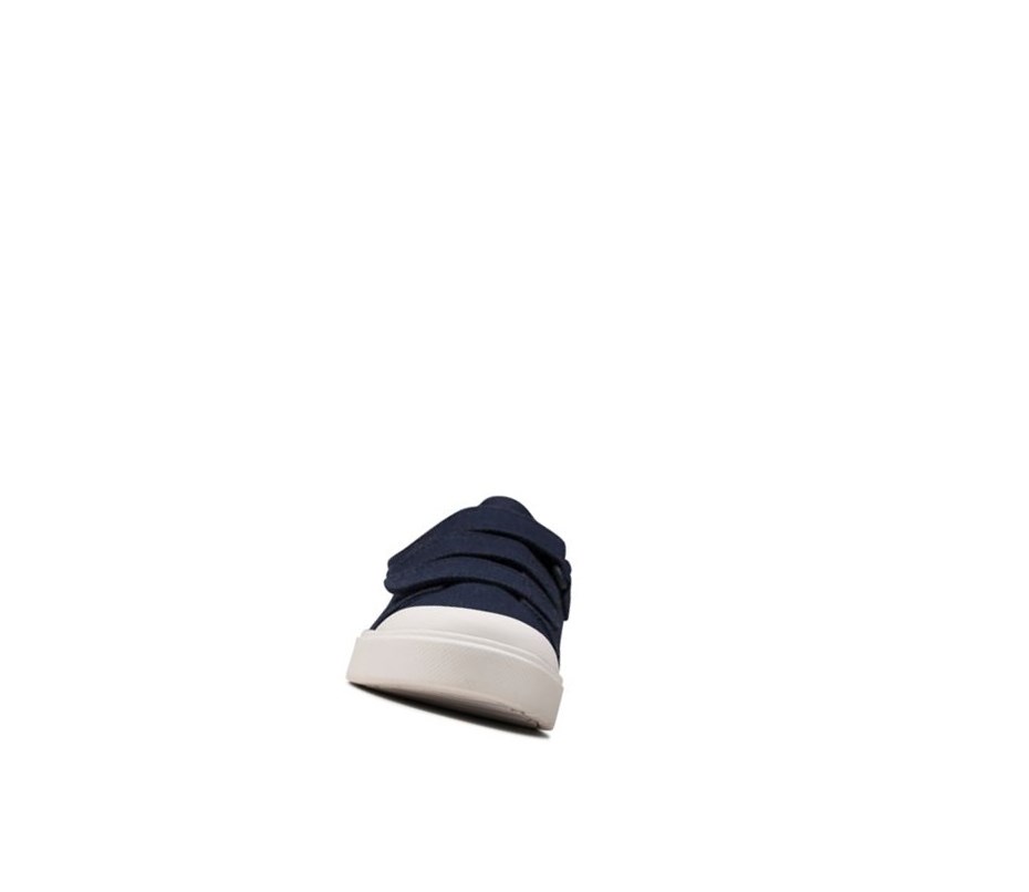 Clarks City Vibe Freizeitschuhe Jungen Navy | MCJU87094
