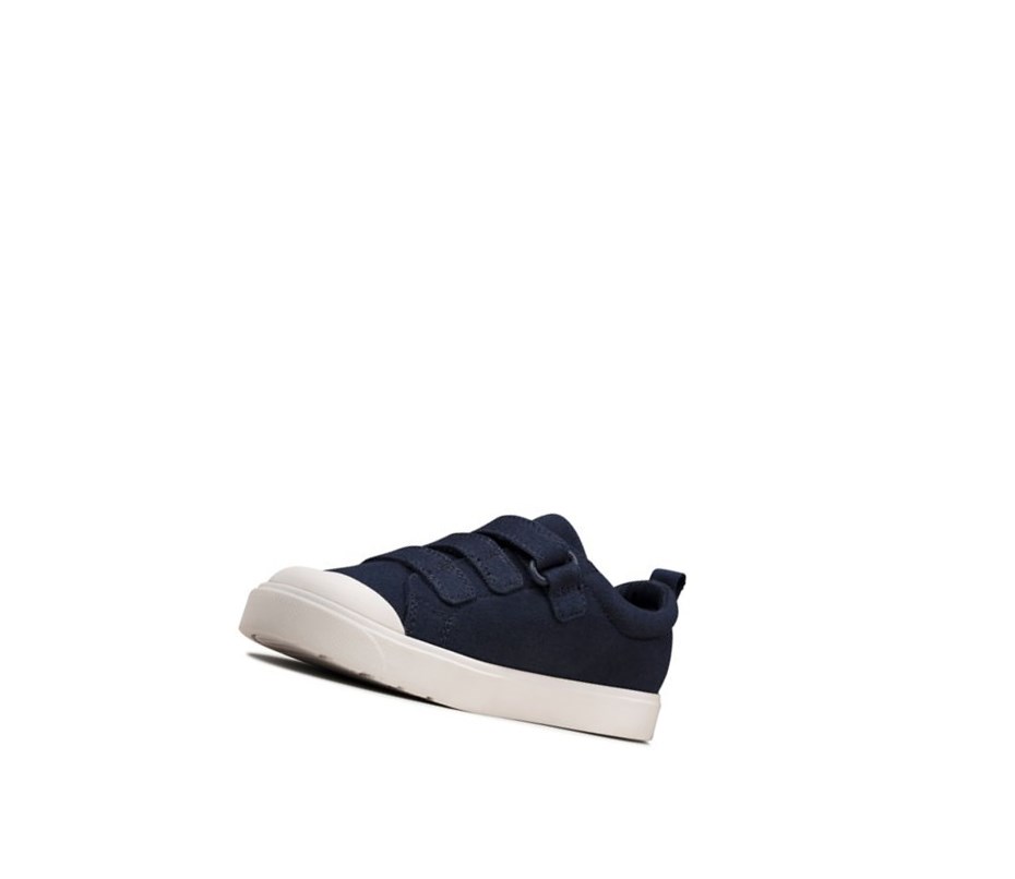 Clarks City Vibe Freizeitschuhe Jungen Navy | MCJU87094