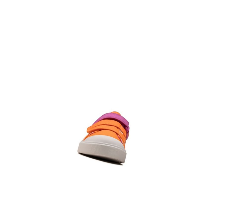 Clarks City Vibe Freizeitschuhe Jungen Orange | ORWK97586
