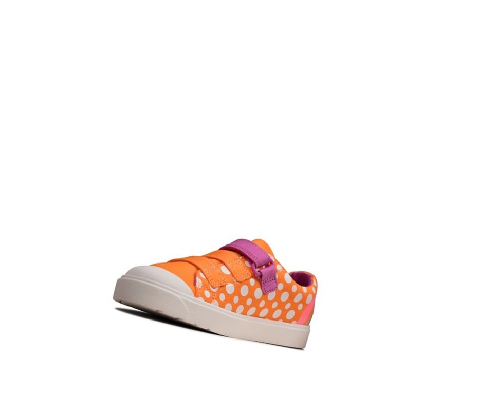 Clarks City Vibe Freizeitschuhe Jungen Orange | ORWK97586