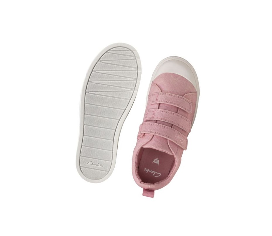 Clarks City Vibe Freizeitschuhe Mädchen Rosa | XUNA12876