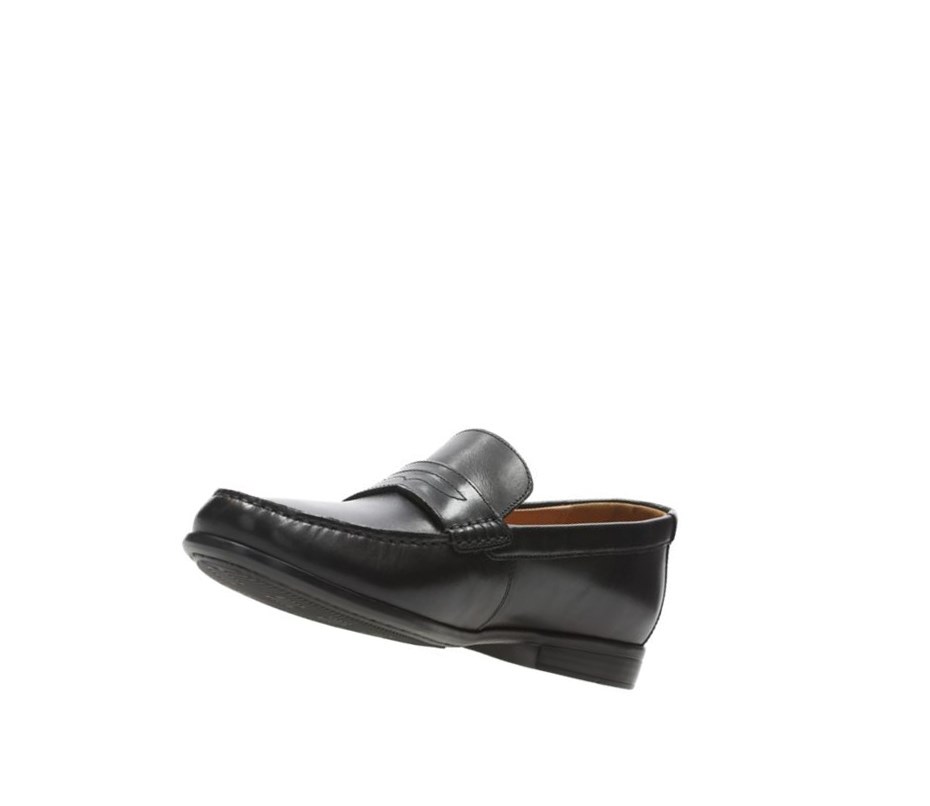 Clarks Claude Lane Slip On & Loafers Herren Schwarz | ZJNX76892