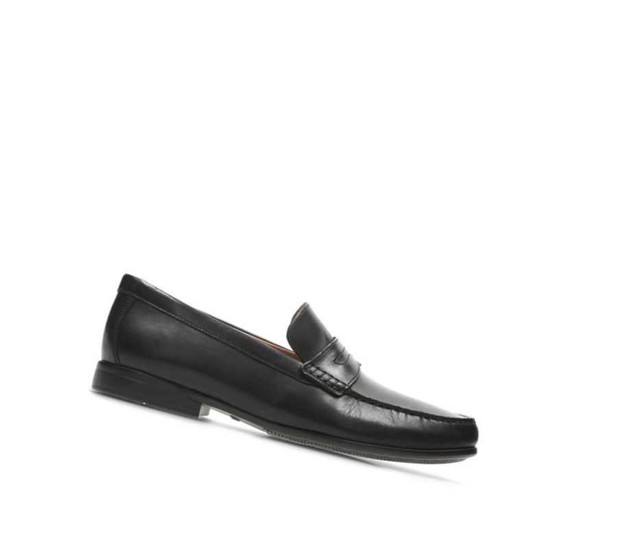 Clarks Claude Lane Slip On & Loafers Herren Schwarz | ZJNX76892
