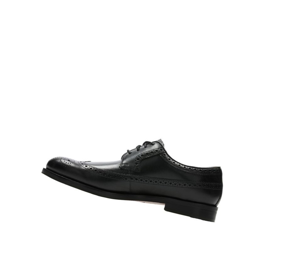 Clarks Coling Limit Leder Brogues Herren Schwarz | KOUX28351