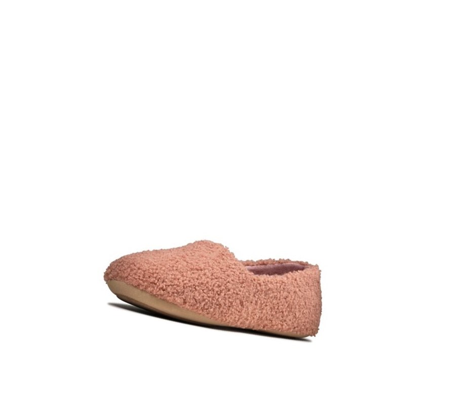 Clarks Cozily Snug Hausschuhe Damen Tiefesrosa | WYCH53729