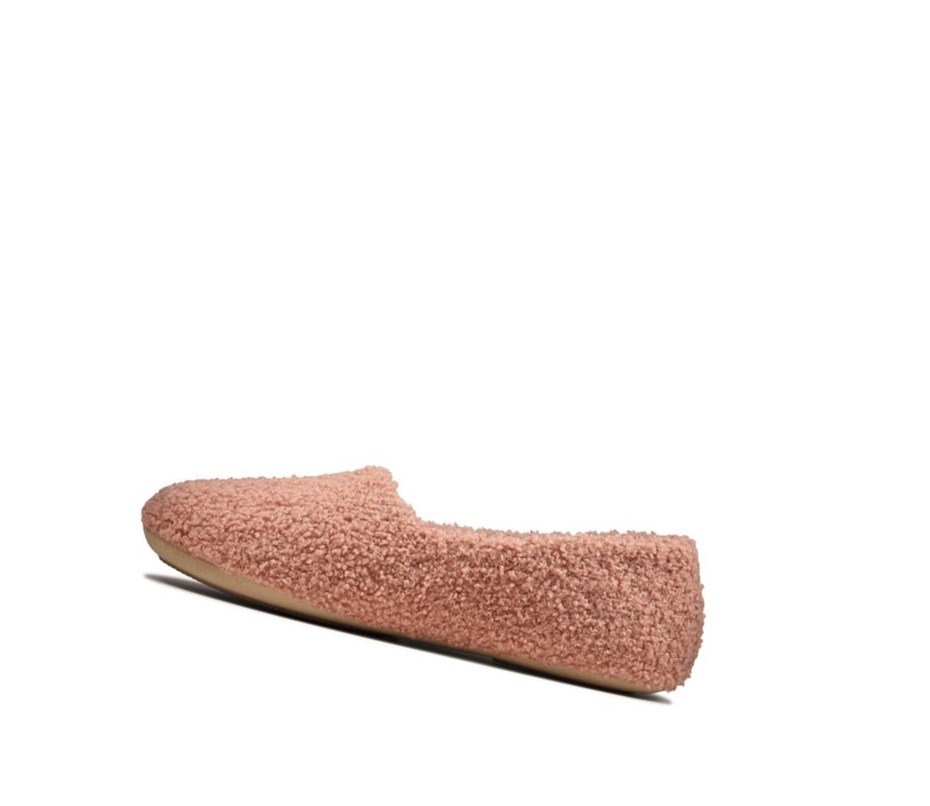 Clarks Cozily Snug Hausschuhe Damen Tiefesrosa | WYCH53729