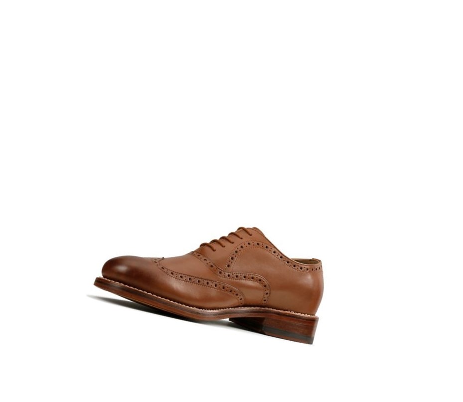Clarks Craft 368 Wing Leder Brogues Herren Braun | THYJ82549