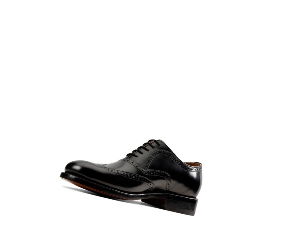 Clarks Craft 368 Wing Leder Brogues Herren Schwarz | UIDP34052