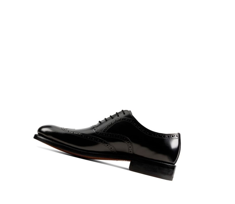 Clarks Craft 368 Wing Leder Brogues Herren Schwarz | UIDP34052