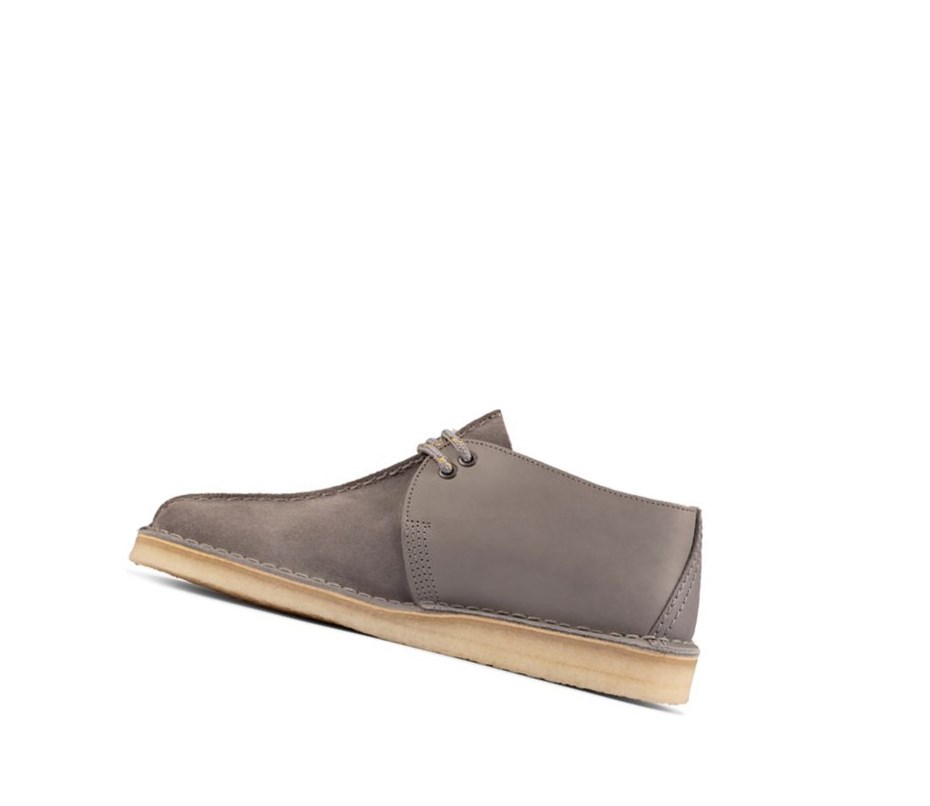 Clarks Desert Trek Wildleder Freizeitschuhe Herren Blau Grau | NEDW18675