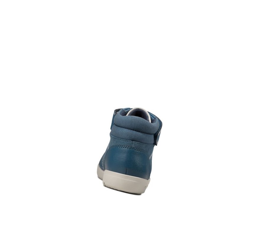 Clarks Emery Beat Wildleder Freizeitstiefel Jungen Blau | DLZQ72651