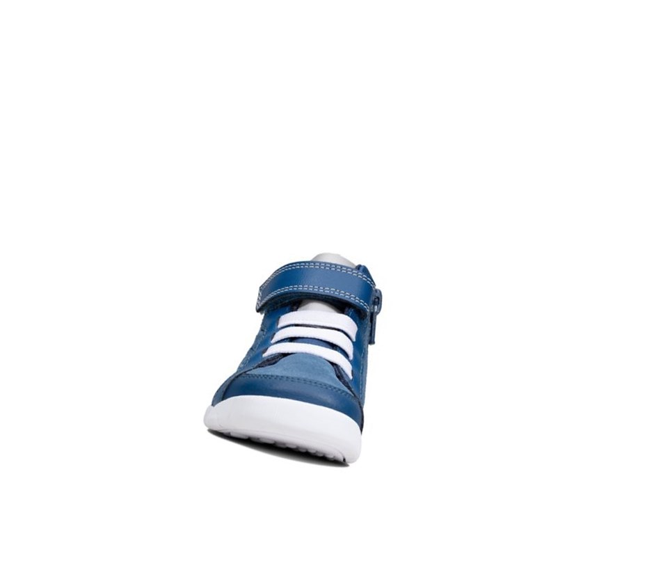 Clarks Emery Beat Wildleder Freizeitstiefel Jungen Blau | FCLW94736