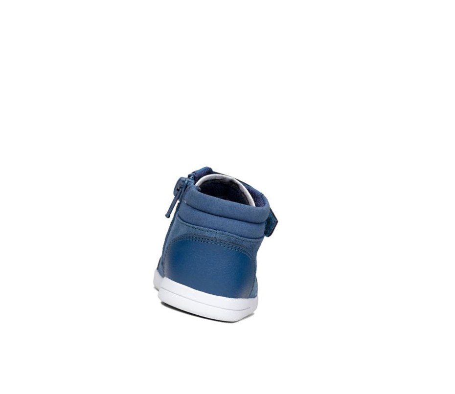 Clarks Emery Beat Wildleder Freizeitstiefel Jungen Blau | FCLW94736