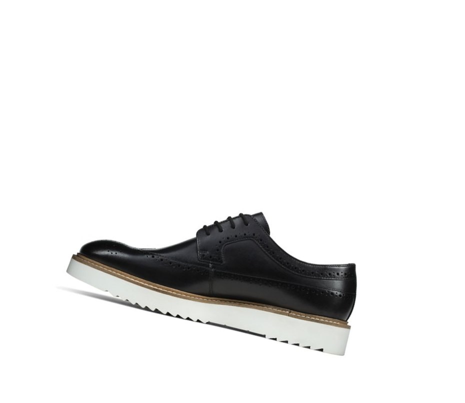 Clarks Ernest Limit Leder Brogues Herren Schwarz | ADXT84035