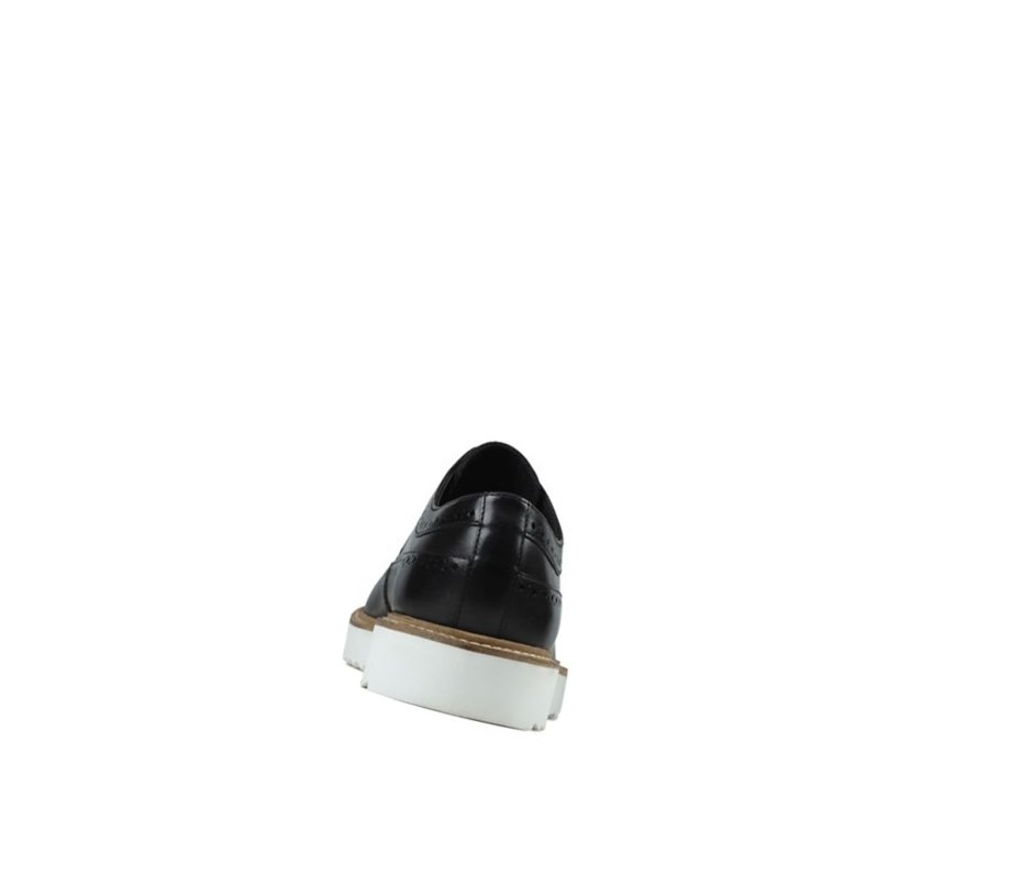 Clarks Ernest Limit Leder Brogues Herren Schwarz | ADXT84035