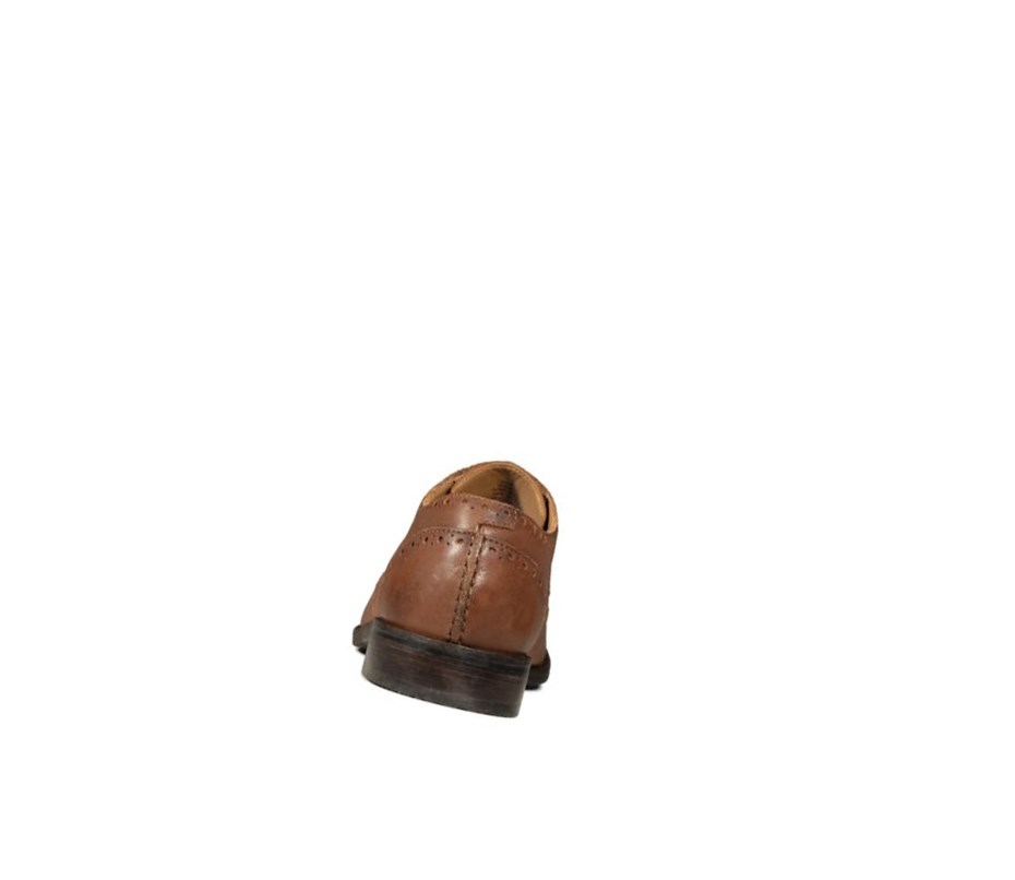 Clarks Flow Limit Leder Brogues Herren Dunkelbraun | MAJN70693