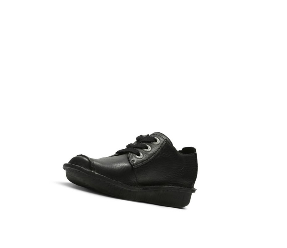 Clarks Funny Dream Leder Lederschuhe Damen Schwarz | MPHX54609