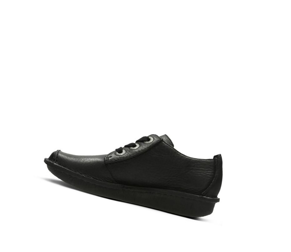 Clarks Funny Dream Leder Lederschuhe Damen Schwarz | MPHX54609