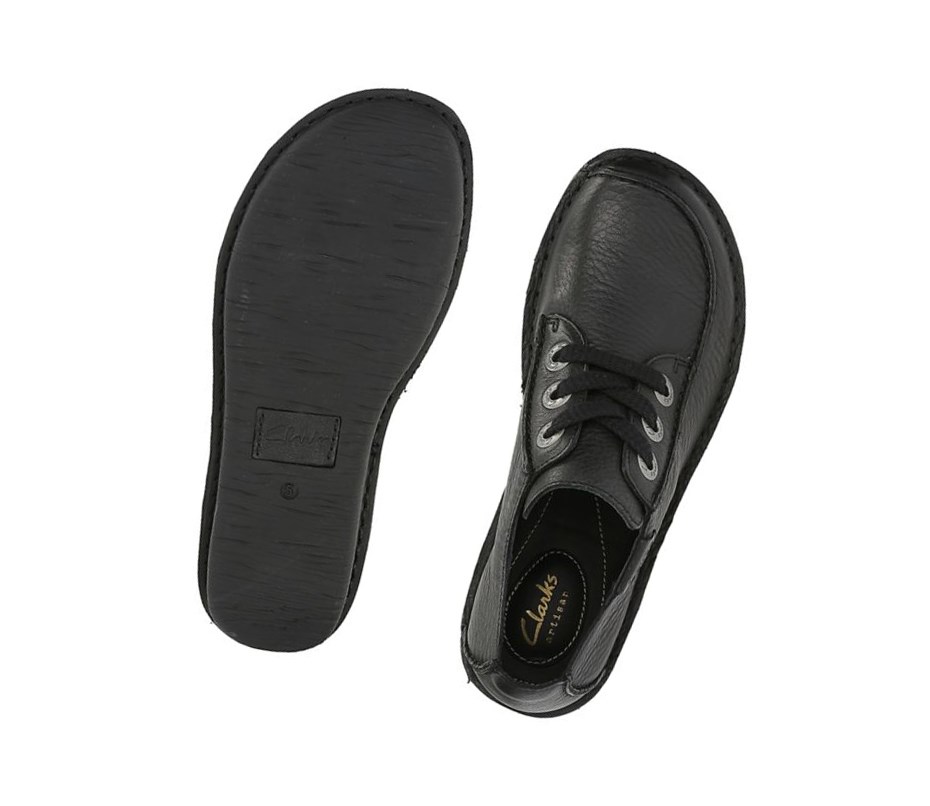 Clarks Funny Dream Leder Lederschuhe Damen Schwarz | MPHX54609