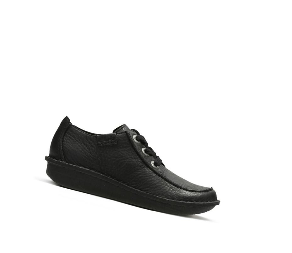 Clarks Funny Dream Leder Lederschuhe Damen Schwarz | MPHX54609