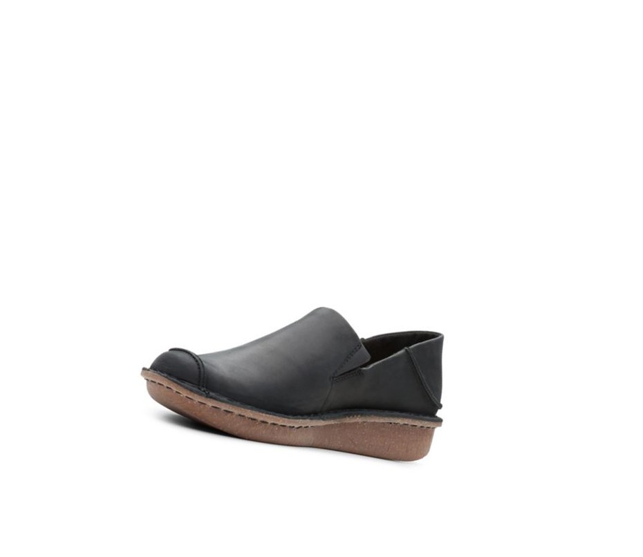 Clarks Funny Go Leder Wanderschuhe Damen Schwarz | JBST68340
