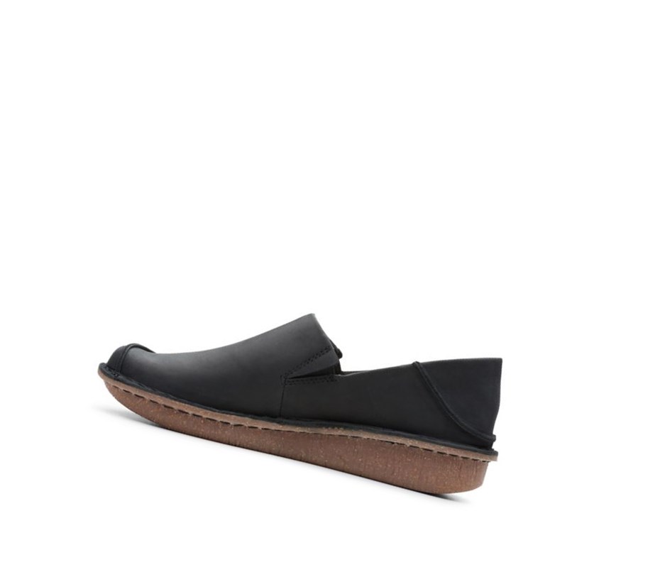 Clarks Funny Go Leder Wanderschuhe Damen Schwarz | JBST68340