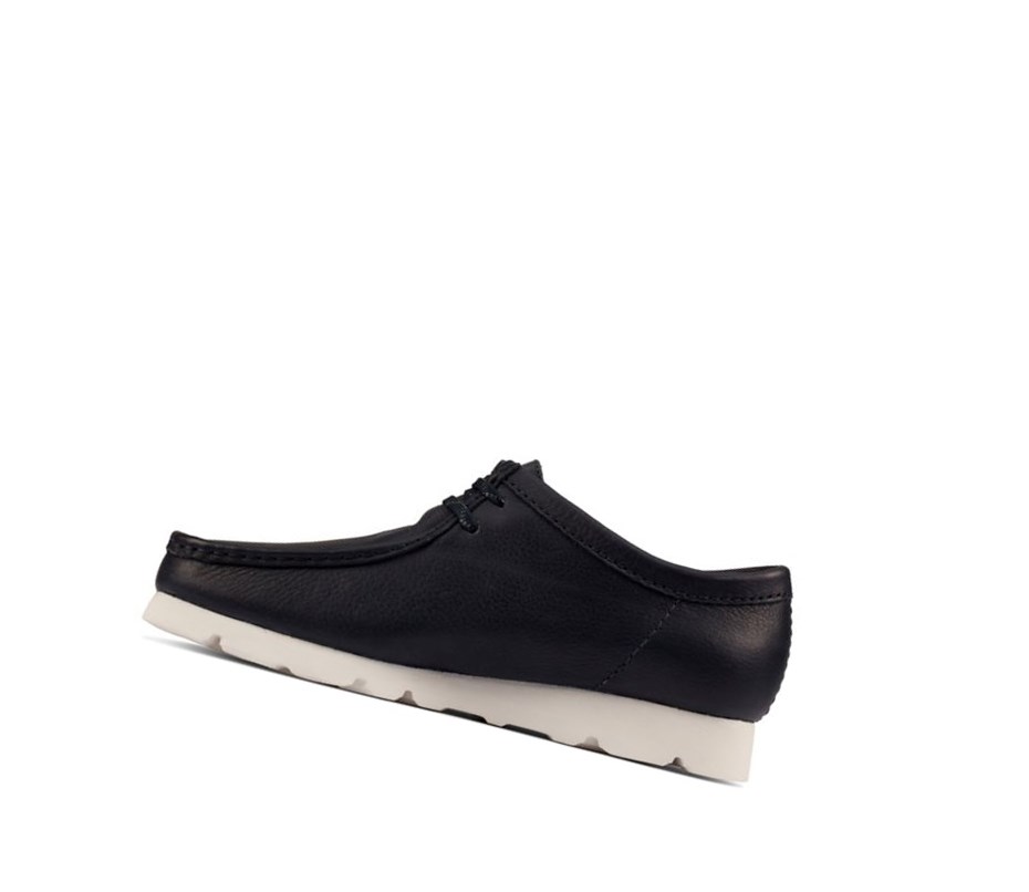 Clarks Gore-tex Leder Wallabee Herren Navy | FHLU75198
