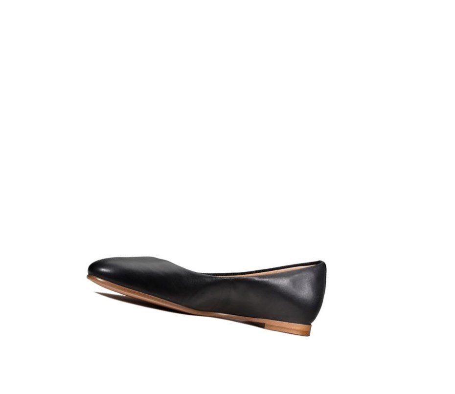 Clarks Grace Piper Leder Ballerinas Damen Schwarz | NJQY34821