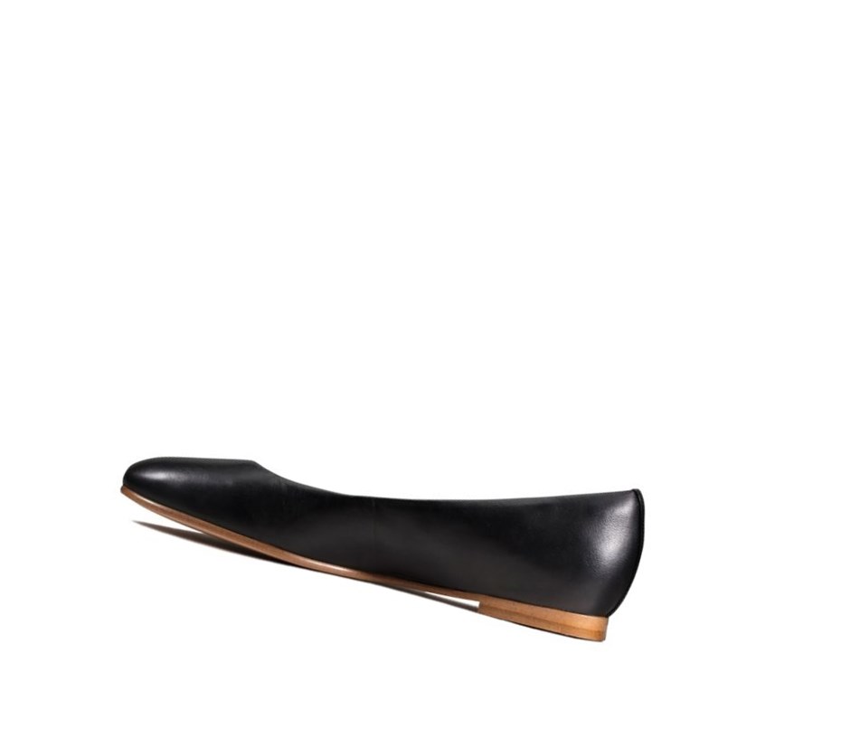 Clarks Grace Piper Leder Ballerinas Damen Schwarz | NJQY34821