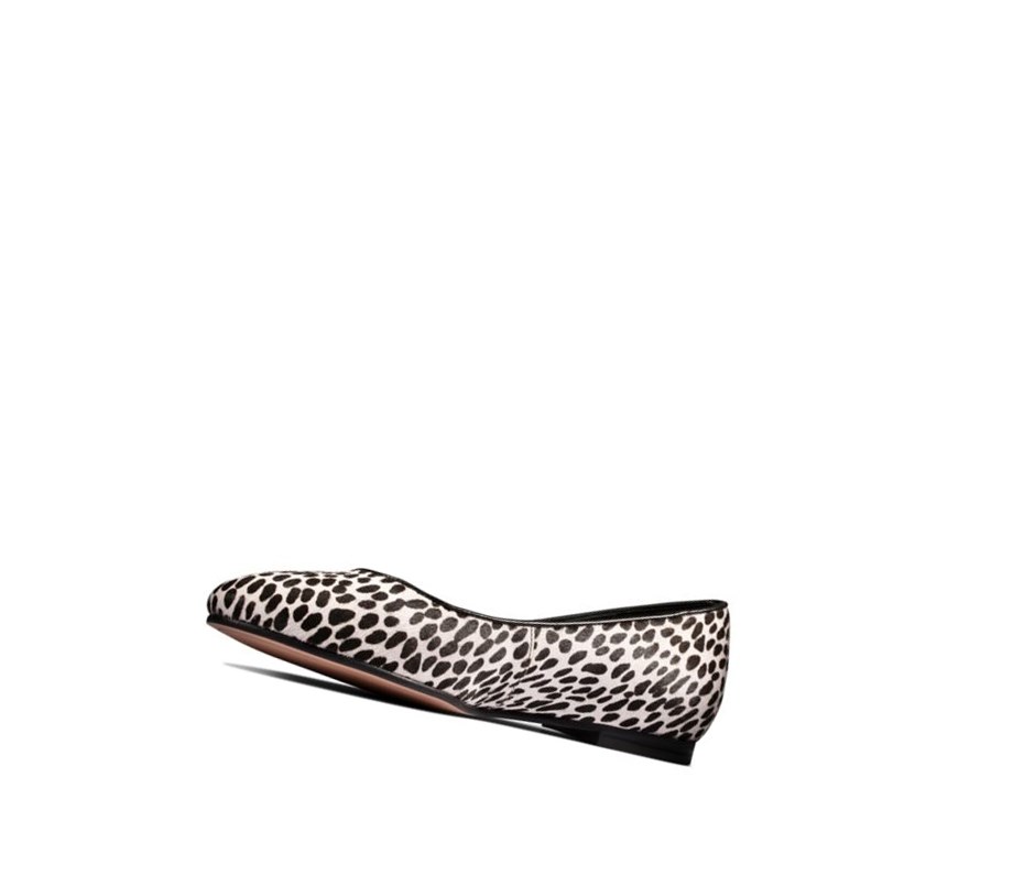 Clarks Grace Piper Print Leder Lederschuhe Damen Leopard | OCHN75104