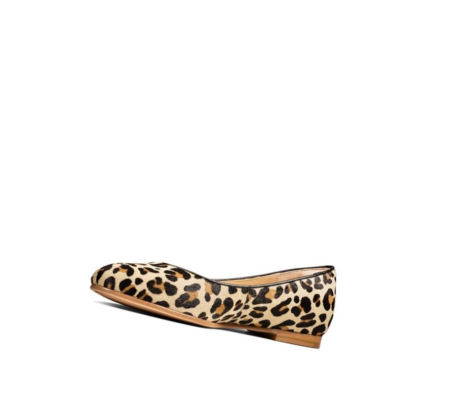 Clarks Grace Piper Print Leder Lederschuhe Damen Leopard | VBWT08234