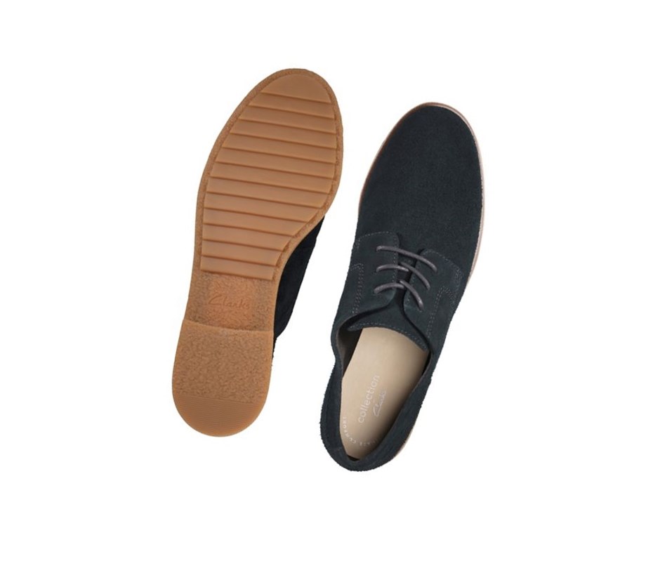 Clarks Griffin Lane Wildleder Flache Schuhe Damen Schwarz | YNIW81493