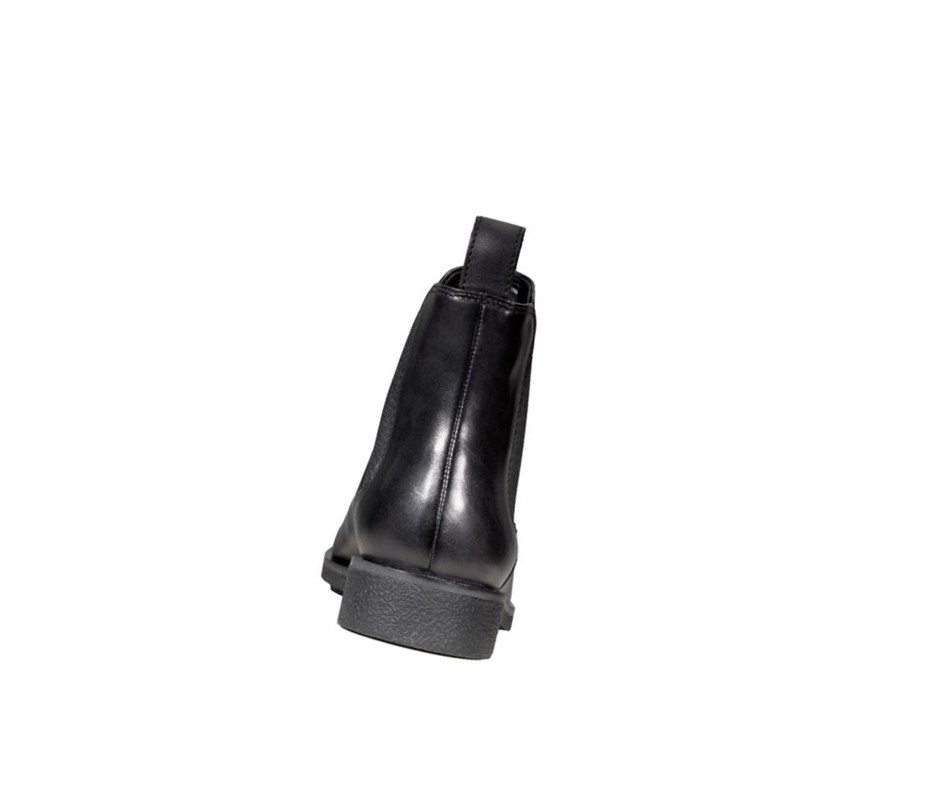 Clarks Griffin Plaza Leder Chelsea Boots Damen Schwarz | RDWN95830