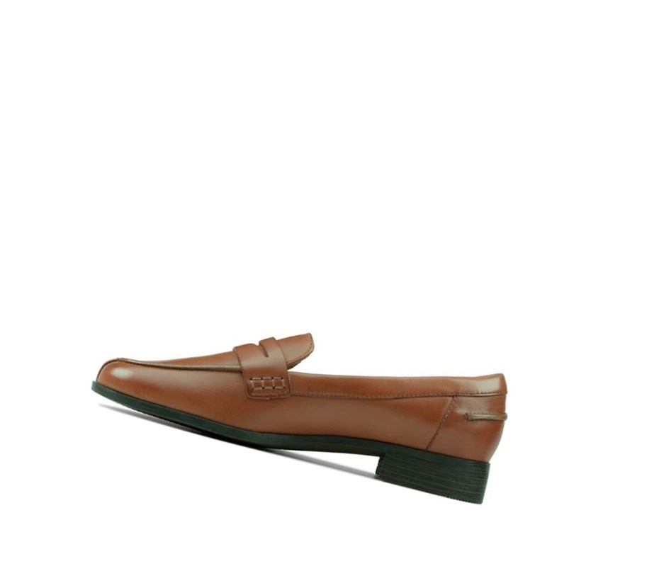Clarks Hamble Leder Loafers Damen Braun | EMJU60458