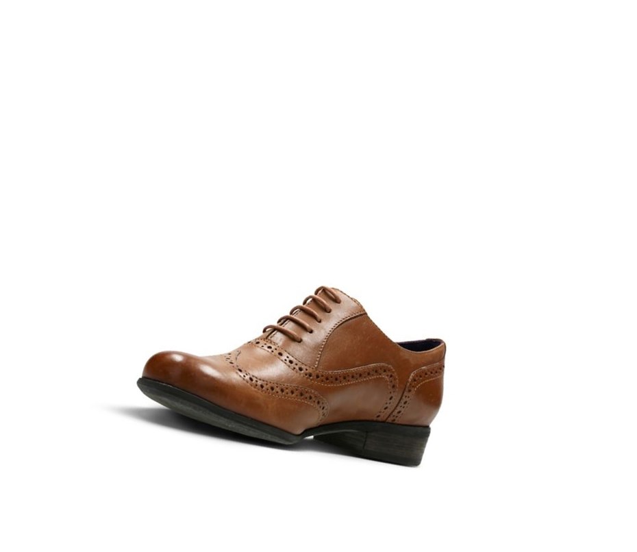 Clarks Hamble Oak Leder Schnürschuhe Damen Dunkelbraun | ASXO16984