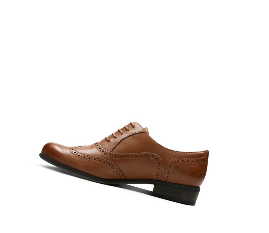 Clarks Hamble Oak Leder Schnürschuhe Damen Dunkelbraun | ASXO16984