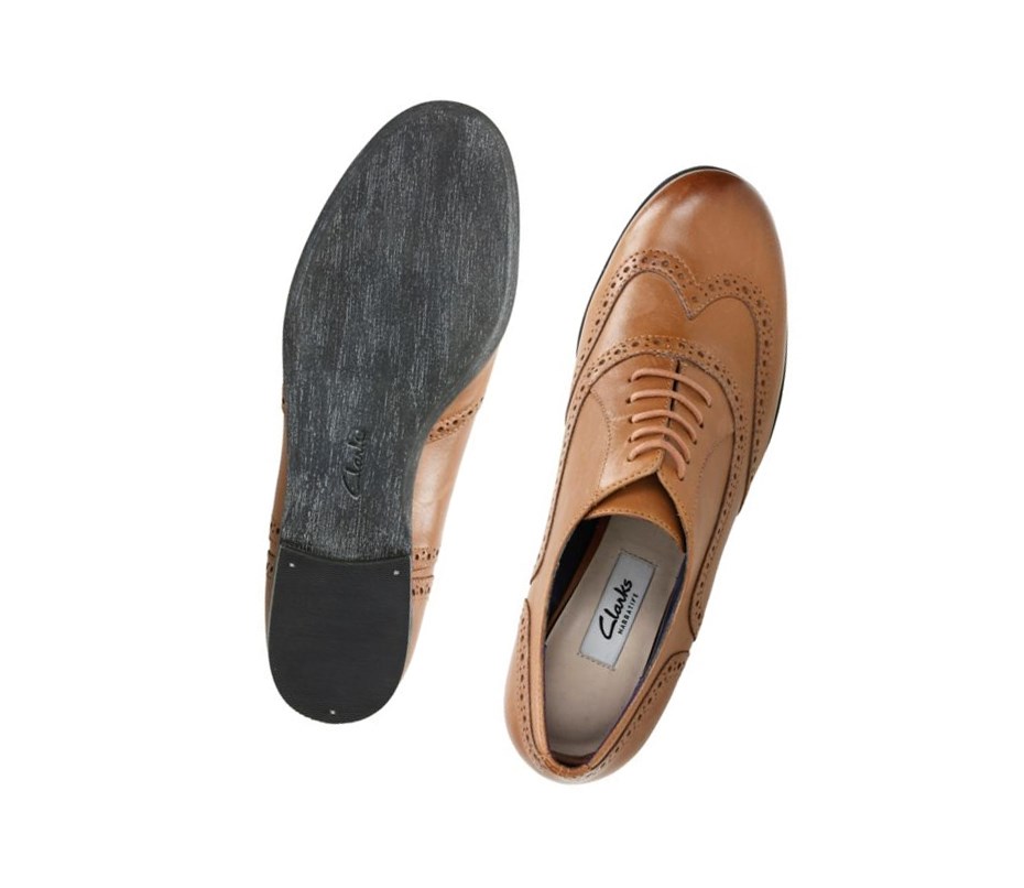 Clarks Hamble Oak Leder Schnürschuhe Damen Dunkelbraun | ASXO16984