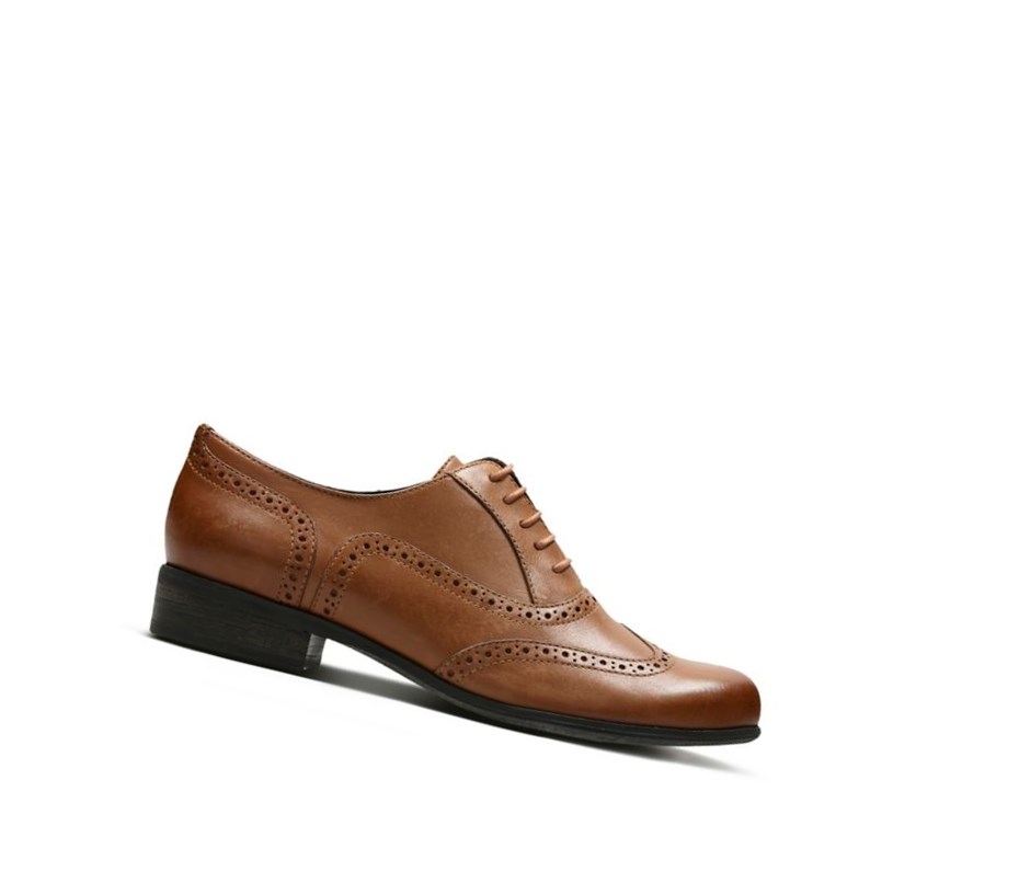Clarks Hamble Oak Leder Schnürschuhe Damen Dunkelbraun | ASXO16984