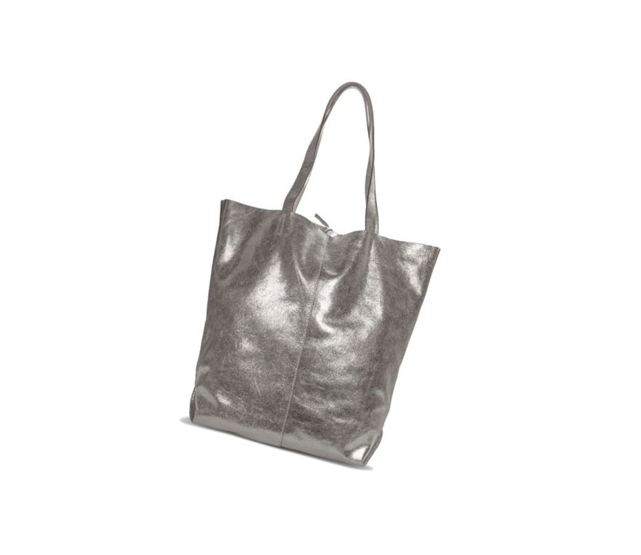 Clarks Hanley Dawn Leder Tragetaschen Damen Silber | FAWX92836