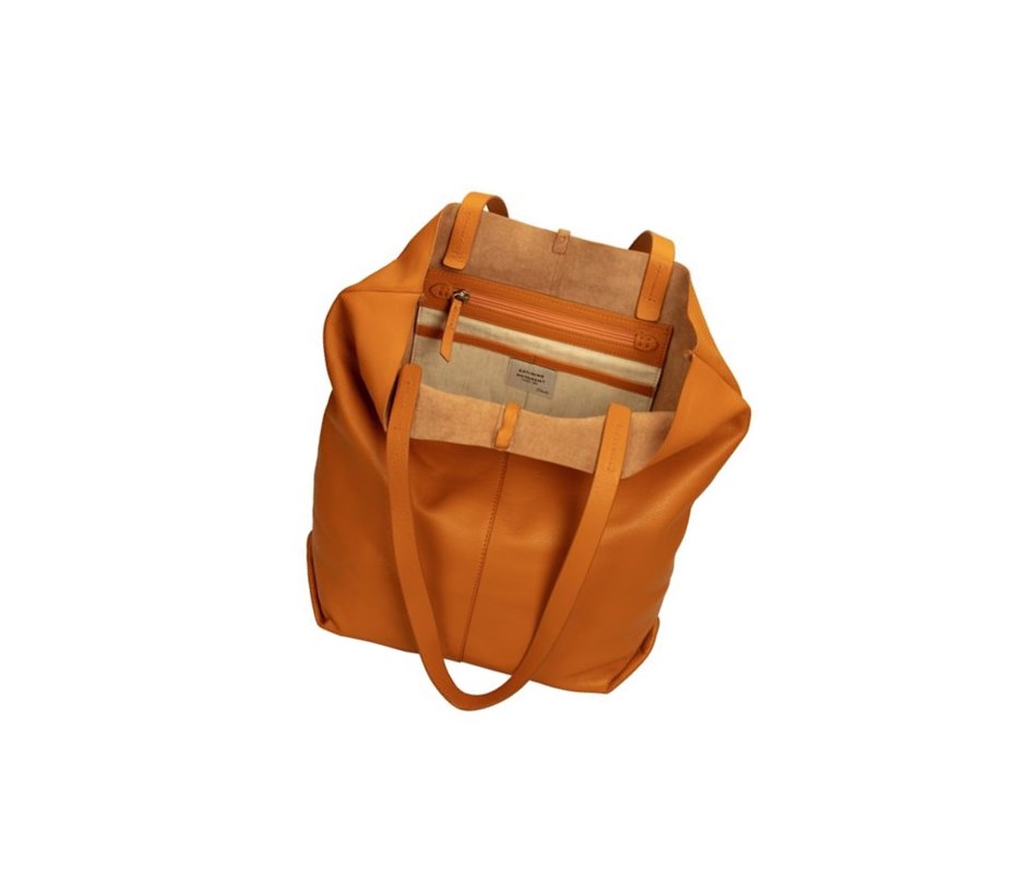 Clarks Hanley Dawn Leder Tragetaschen Damen Orange | ZRID70135