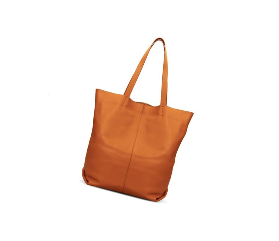 Clarks Hanley Dawn Leder Tragetaschen Damen Orange | ZRID70135