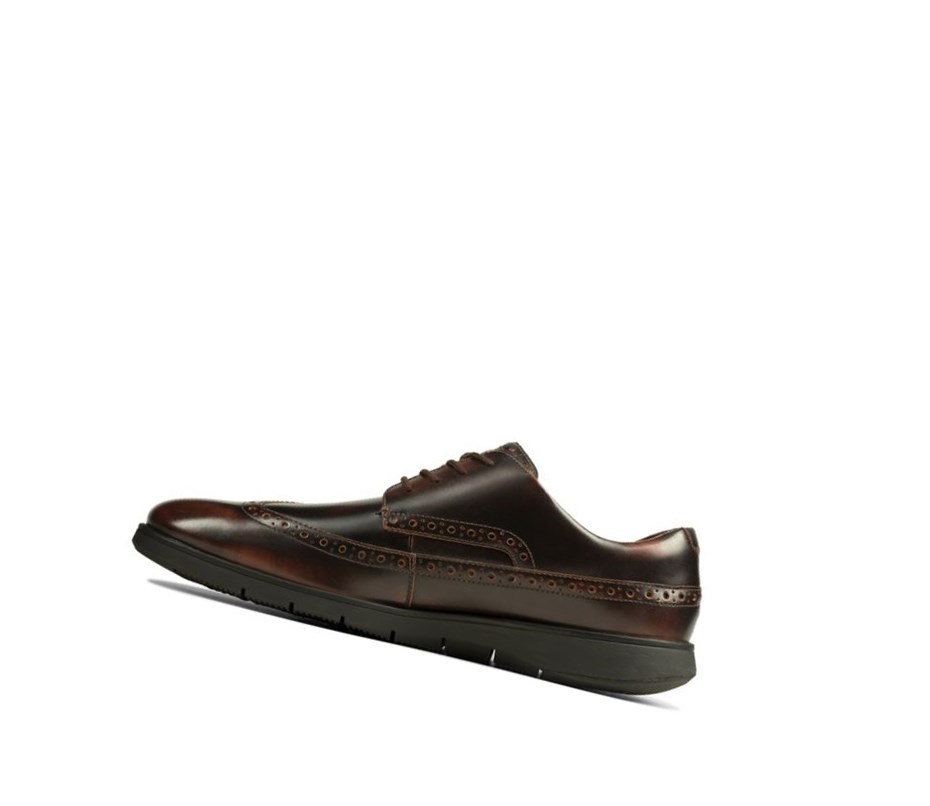Clarks Helston Limit Leder Brogues Herren Dunkelbraun | IUKE29381