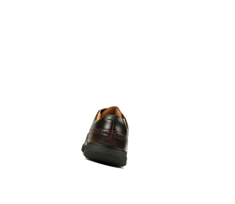 Clarks Helston Limit Leder Brogues Herren Dunkelbraun | IUKE29381